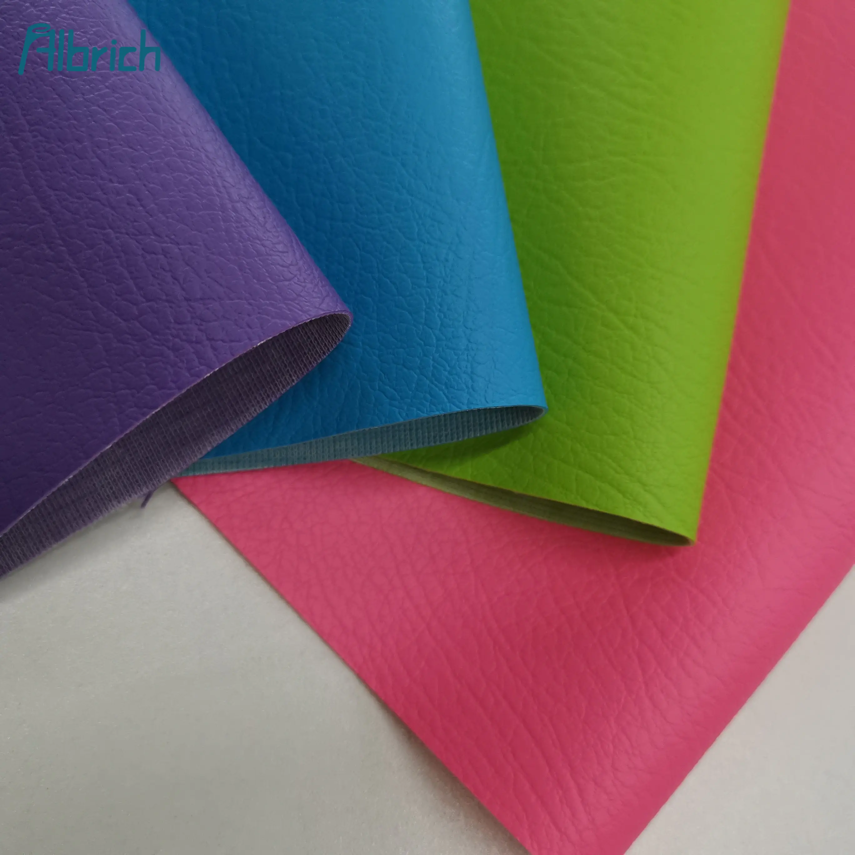 Sticker Different colors PVC vinyl fabric rexine leather artificial material for sofa