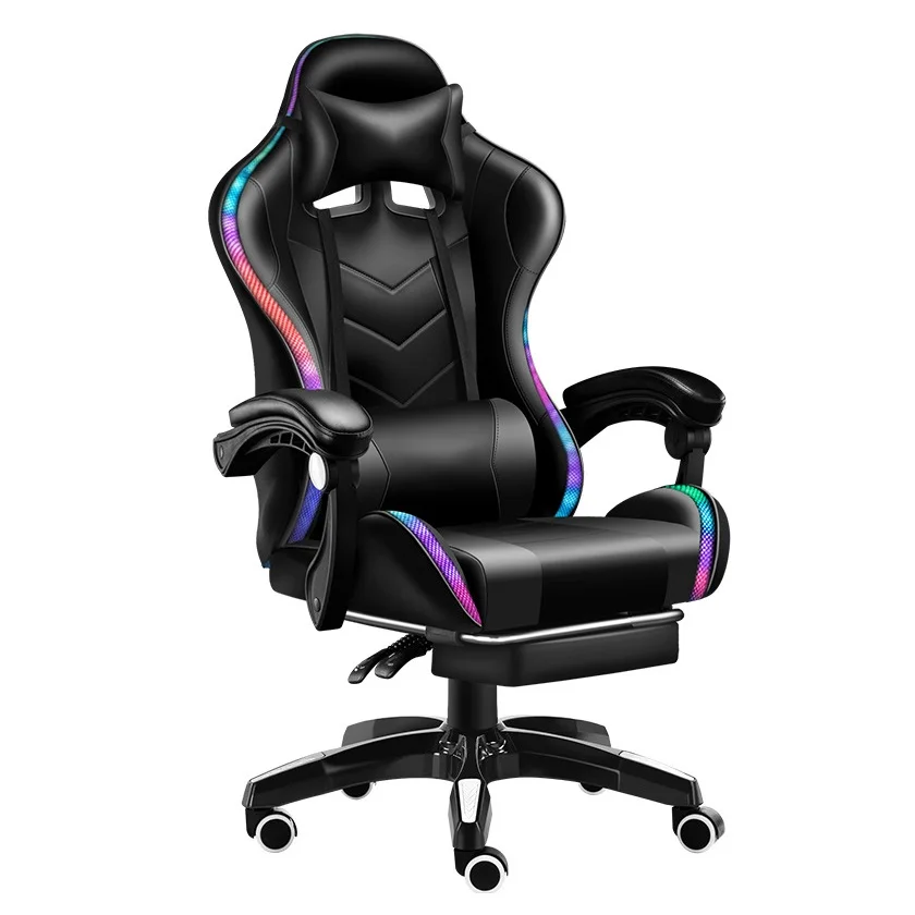 black led gaming chair