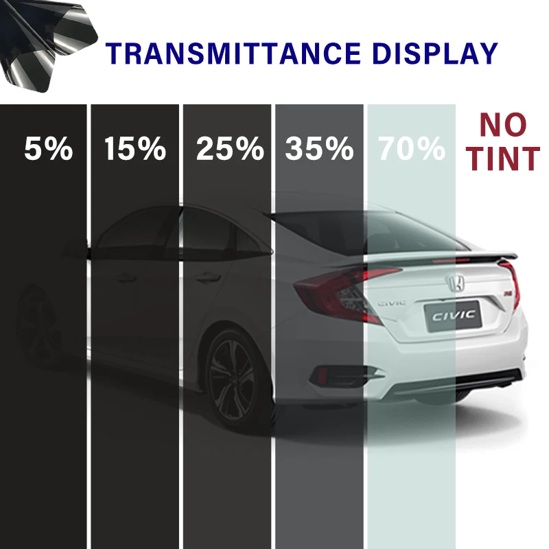 Sun Block 2ply Window Film Car Protection Glass Window Film 1.52m X 30m Window Tint 99 Uvproof