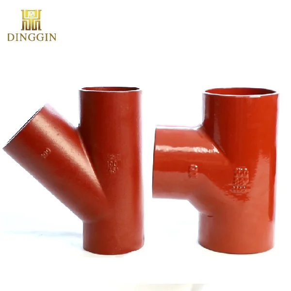 SML EN877 CAST IRON TRAP and BRACKET SUPPORT for CAST IRON PIPES DRAINAGE SYSTEM