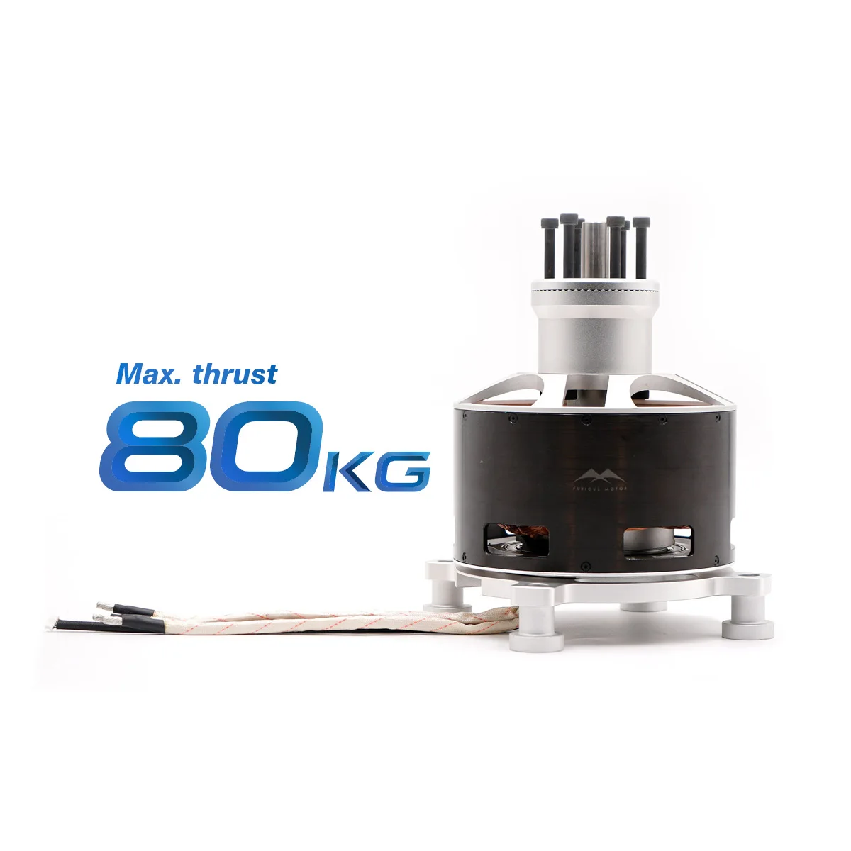 80KG Thrust Brushless Drone Motor with 24S 300A ESC & 47 Inch