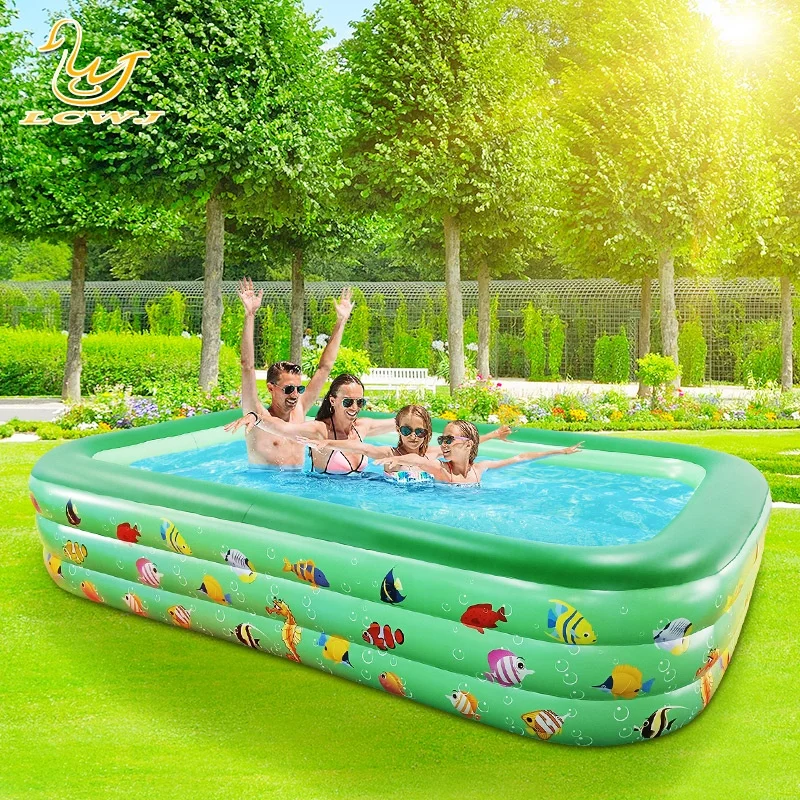 LC Green Sea World Надувные Семейные бассейны комнатные для продажи большой надувной