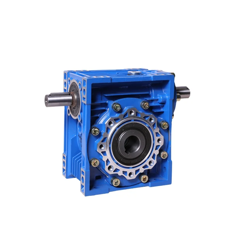 NRV VS50 Industrial Use Rv Series 0.2-1.6kw 5-100 Ratio Worm Gearbox Electric Motor Speed Reducer with 14-186.7rpm