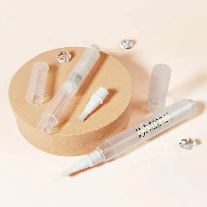 Free Samples Makeup Accessories 1.5ml 2ml 4ml 6ml Lip Gloss Tube Container Cuticle Oil Nail Polish Twist Pen With Brush