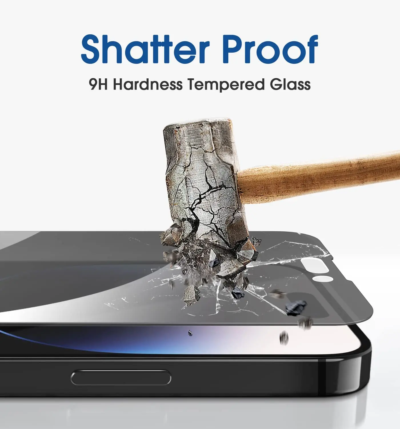 Manufacturer Wholesale Shockproof 9h Anti Spy Film Mobile Phone Screen Tempered Glass Protector Privacy Screen Protector