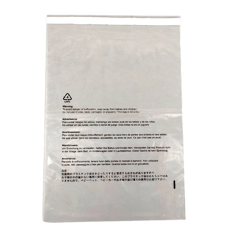 Clear Plastic Ldpe Flat Poly Bag With Warning Notice Printing Buy Ldpe Flat Bag With Warning Printing Ldpe Poly Bag With Wanring Printing Ldpe Bag With Warning Printing Product On Alibaba Com