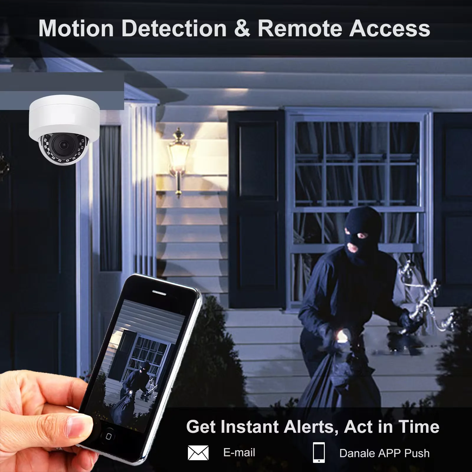 Poe Ip Camera CCTV 5MP Security Camera Built in Mic/Audio Waterproof IP66  P2P WDR IR Night Vision Lens