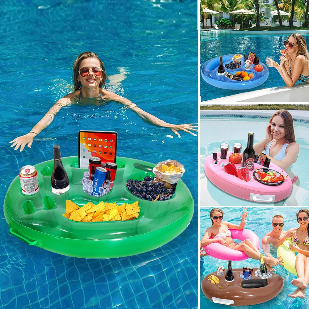 Portable Pool Party Inflatable Floating Cooler PVC Beer Bucket