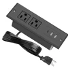 Noir-2 * prises CA + 2 * USB-A + 1 * USB-C-US