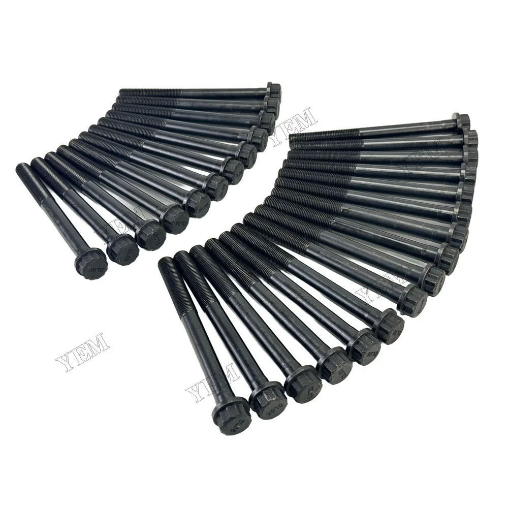 Cylinder Head Screw Fit for Doosan Develon DE12TI Engine Parts 3