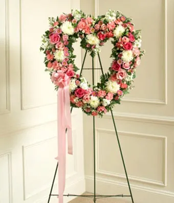 NUOLUX 1Pc Plastic Wreath Rack Funeral Wreath Stand Fresh Flower Rack for  Flower Shop 