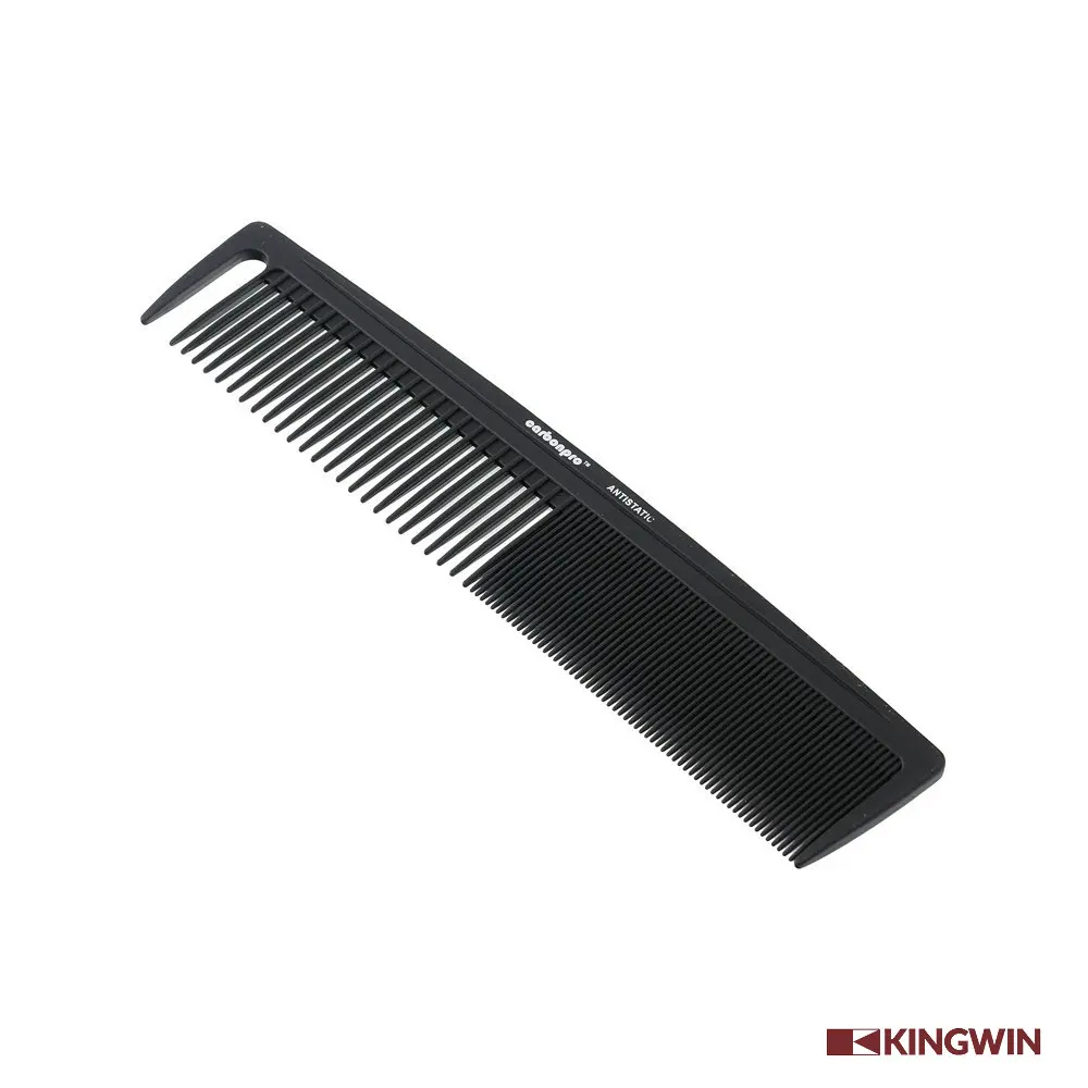 Салонные принадлежности kingwin Парикмахерские аксессуары для парикмахерской Удобная карбоновая Расческа для стрижки волос