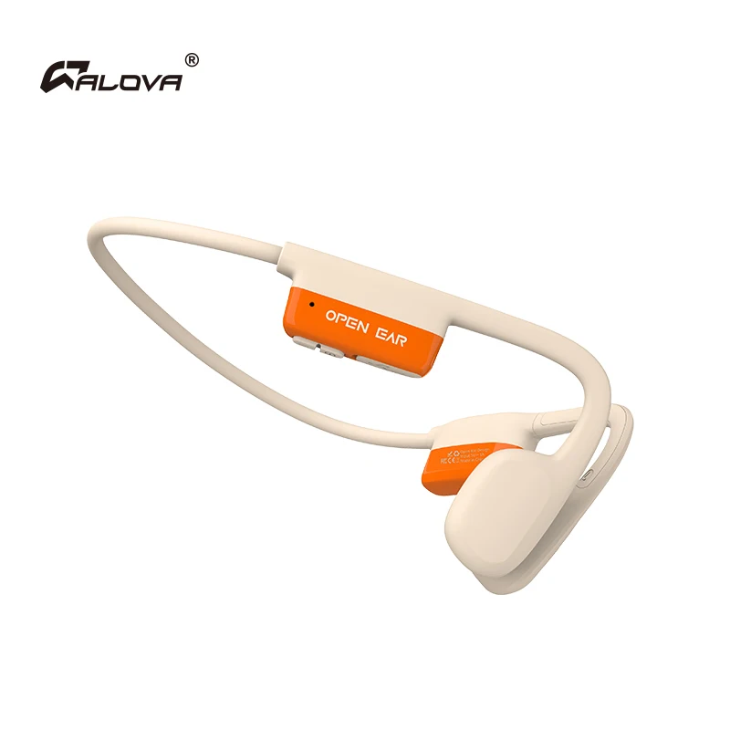 ALOVA Portable Wireless Bluetooth Headset IPX6 Bone Conduct Headphone Waterproof Telephone Earphone for Sports