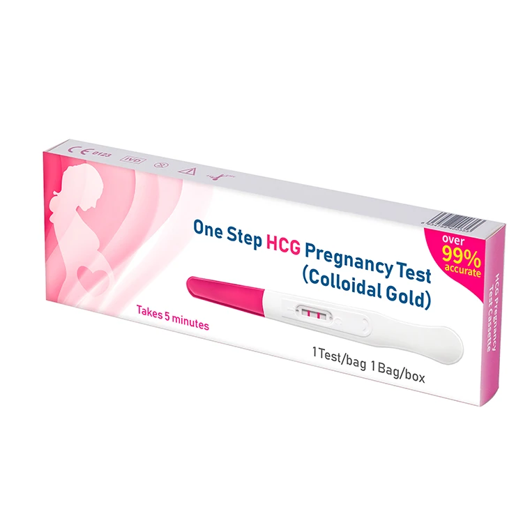 Easy Use Rapid Accurate Colloidal Gold Hcg Midstream Pregnancy Test Kit