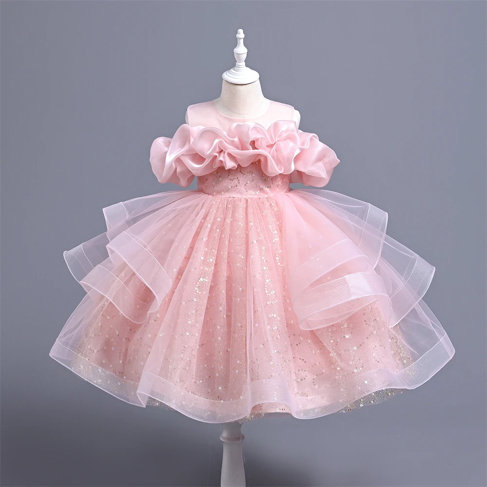 yoli & otis JAANA Dress〔blush〕 5y Yoli & Otis Jaana Kid's Dress - Blue Squares | Garmentory