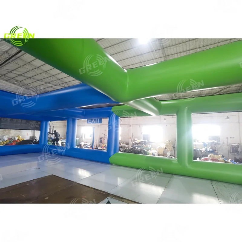 Alibaba Mini Combo Inflatable All-in-One Inflatable Sports Combo for Home Use Football Twister ...