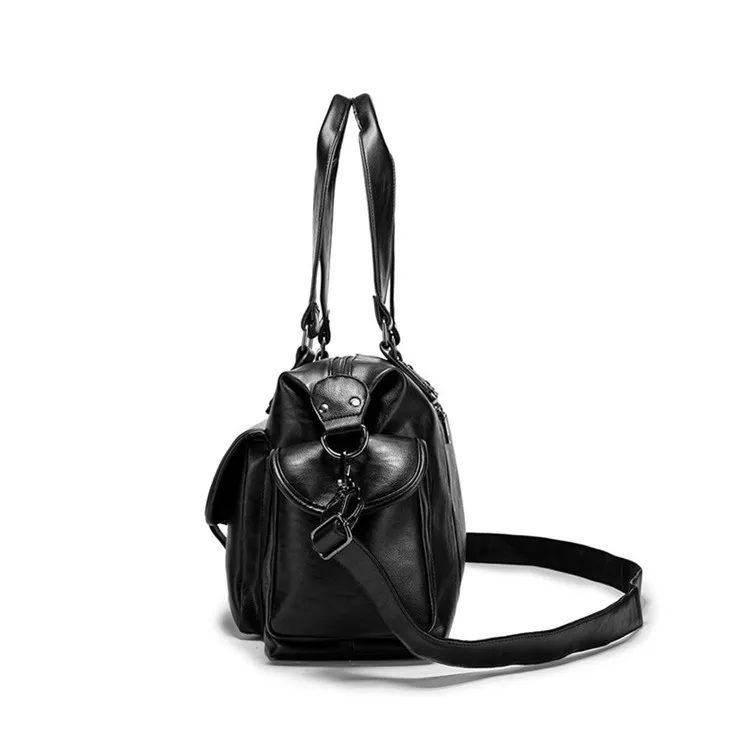 Wholesale Custom New Design Short Distance Weekend Bag Waterproof Large Men Duffle Bag PU Leather Travel Bag