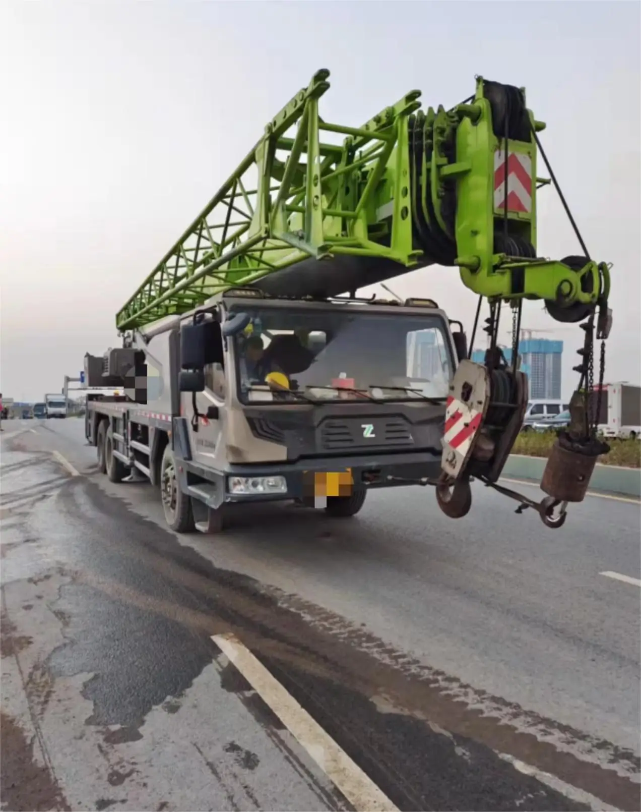 Original China Sany STC500 50t Second Hand Truck Cranes Power Saving