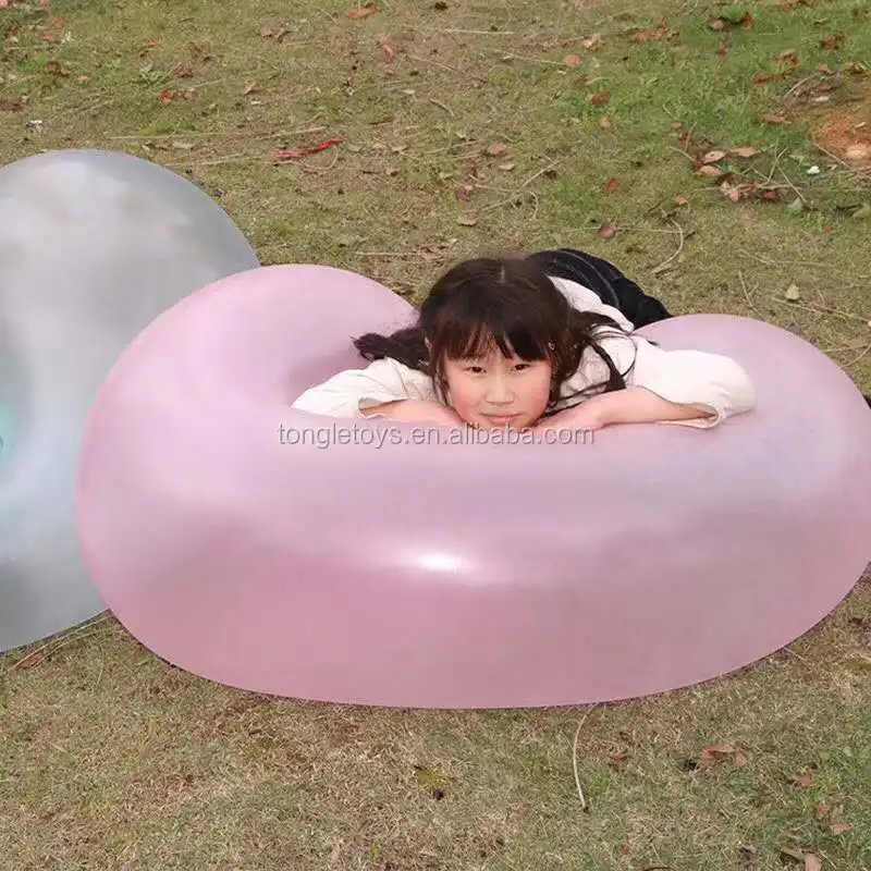TPR soft rubber inflation huge amazing bubble ball balloon ball