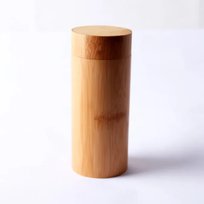 product wholesale round bamboo jar natural handmade bamboo sunglasses box bamboo container for kitchen spice-27