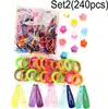 Hairpin hair ring set-240pcs