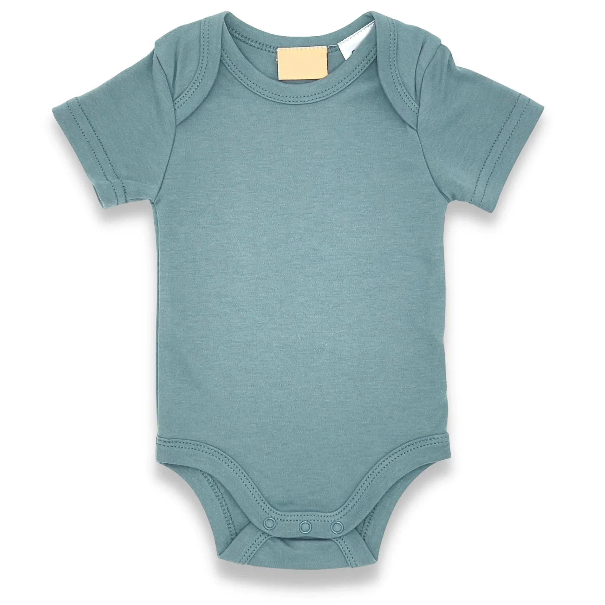 Wholesale Custom Free Mock Up Nature 100 Organic Cotton Rompers Baby