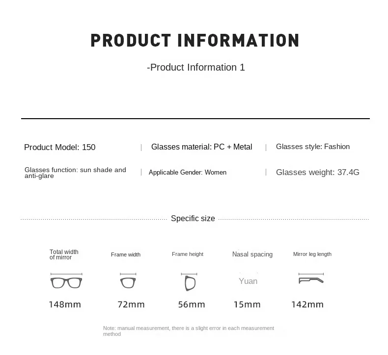 150 New Women Eyewear Rimless Trendy Sunglasses Large Square Sunglasses Personalized Glasses Retro Designer Fashion Sunglasses