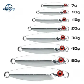 CHEERY 7g 10g 15g 20g 30g 40g 60g 80g Saltwater Freshwater Blade Fishing Metal Lure Sinking Jig Spoons – Metal Jig – view 2