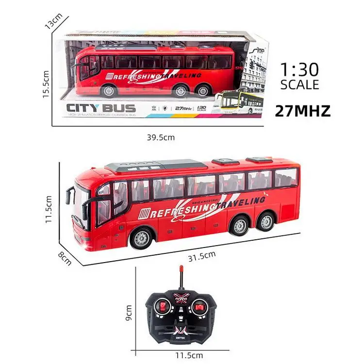Amazon.co.jp: Dollox 1/30 RC スクールバス 2.4G リモート