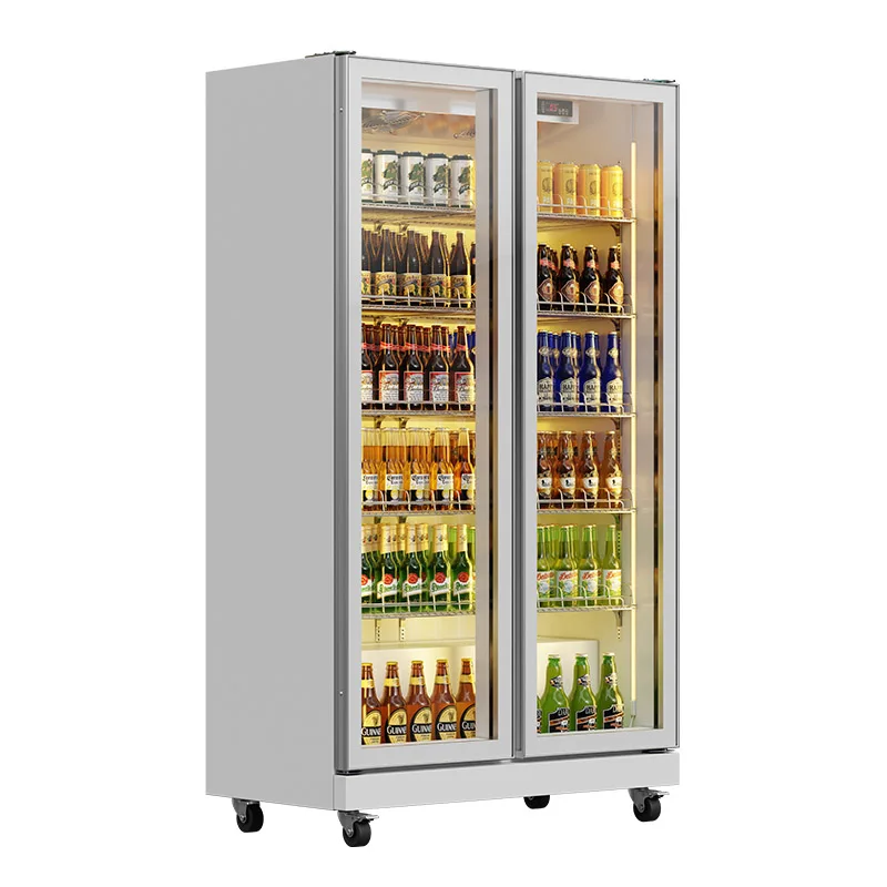 Refrigerators Drink Display showcase Sub zero Wine and Beer Self Service Alcohol Fridge