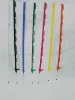 Blanco, negro, azul, verde, rojo