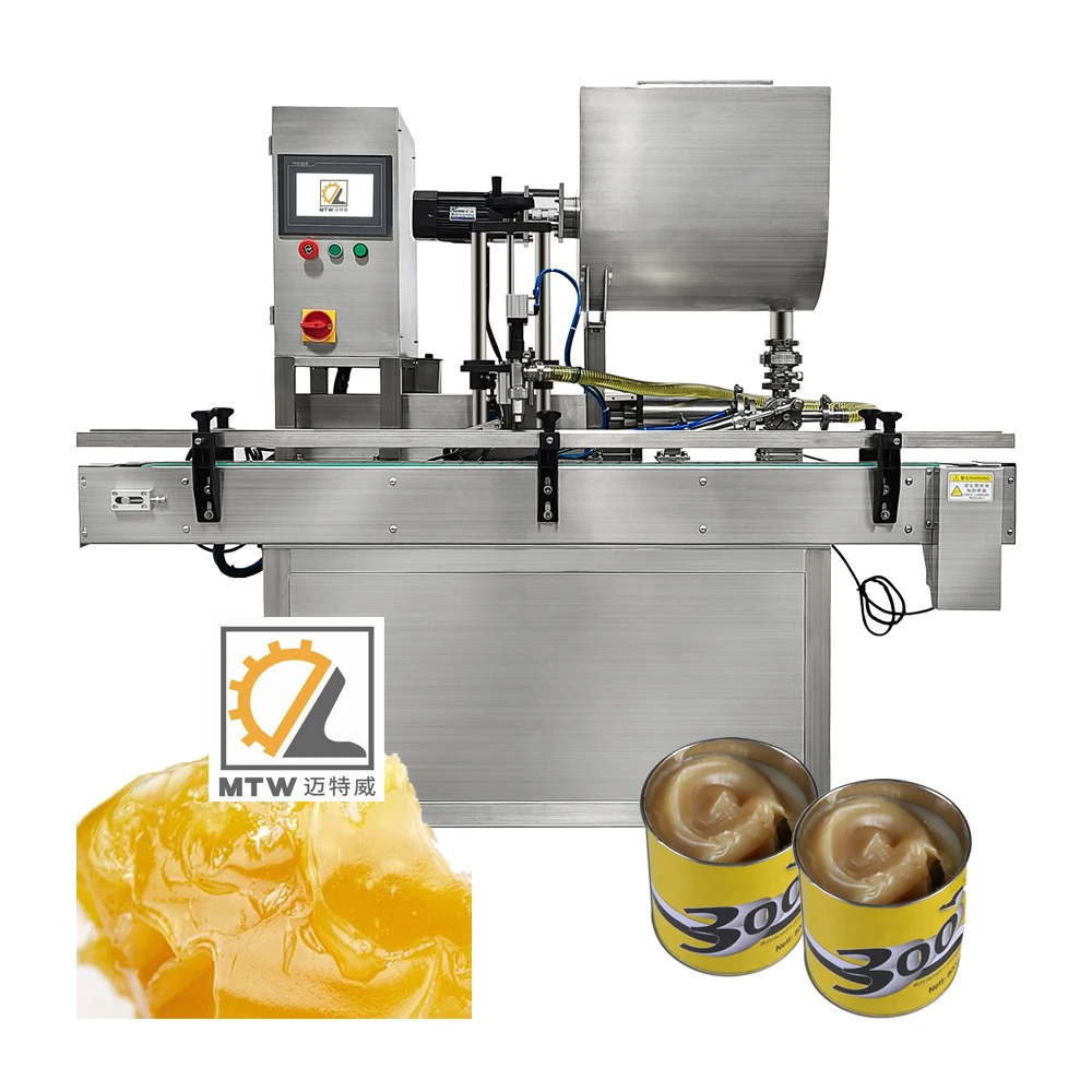 Solidpack Automatic Chili Sauce Peanut Butter Paste Filling Machine