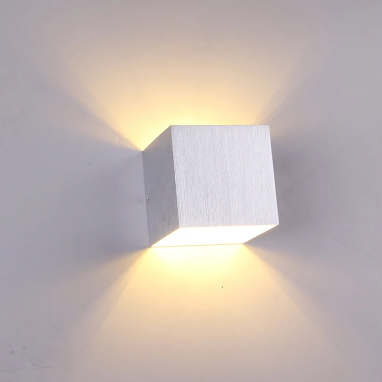 Cube Wall Lamp Pattern up Down Lighting Living Room Wall Lights Decorative Hotel Corridor Light Artistry Pattern