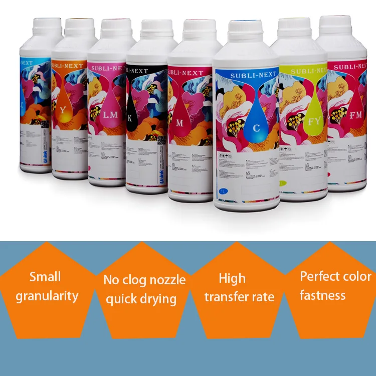 Cosmos Inks Dye Sublimation Textile Printer Ink Sublimation Inks for epson 7720 Ecotank