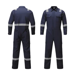 Orange Breathable 100% Cotton Bulk Reflective Workwear Safety Engineer Mechanic Jumpsuit Overalls for Men 6 Colors Available