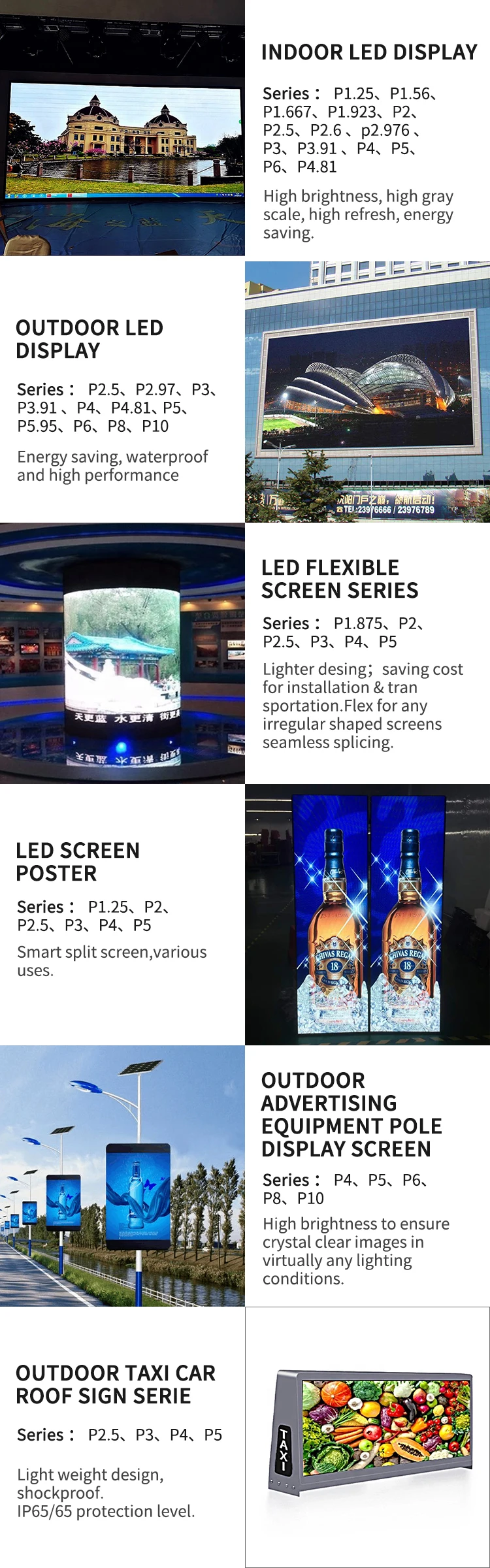 Led Matrix Signage LED Matrix HD Digital Signage P1.86 - Full Color Display