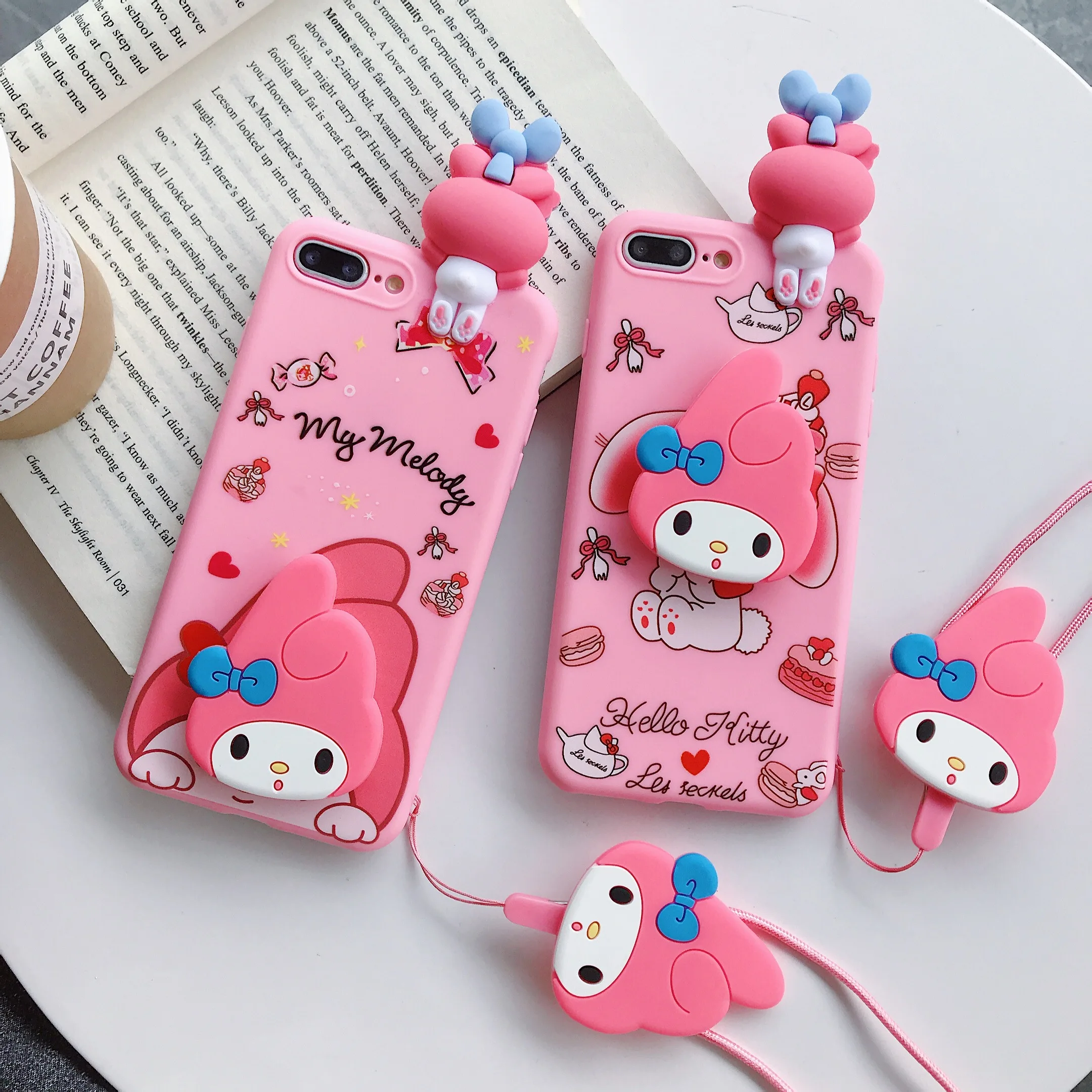 Cute Iphone X Phone Case - My Melody 3D Papa Doll Holder