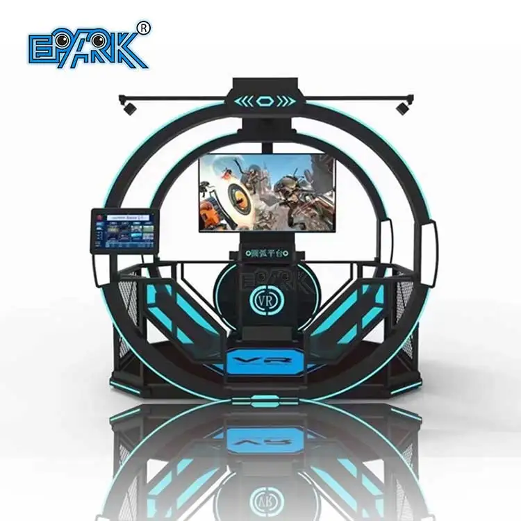 Earn Money New Design Vr Simulator Virtual Reality Machine Spacewalk Vr  Round Walking Platform for Sale