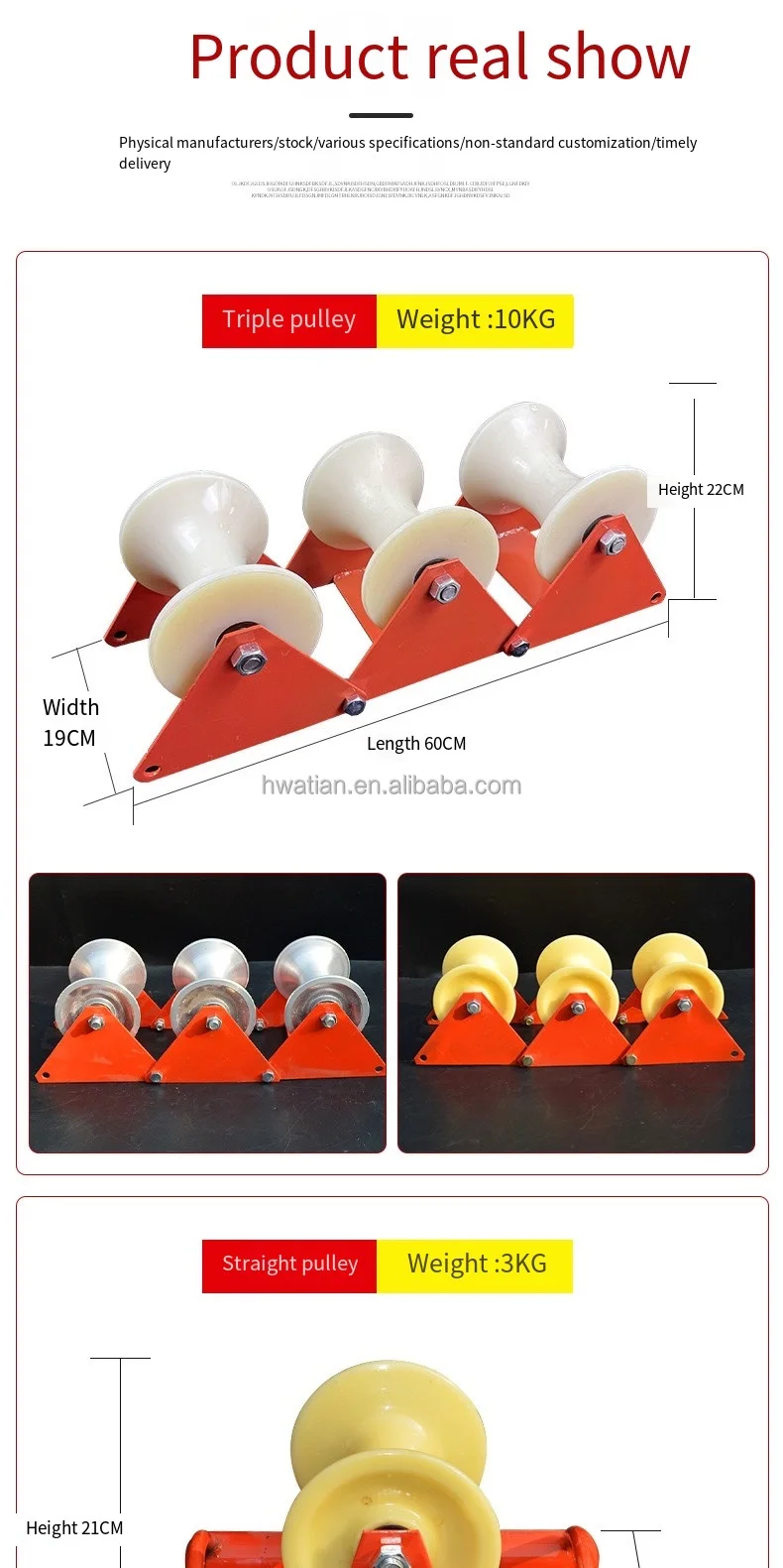 Stringing Line Roller Pulley Bridge Cable Block