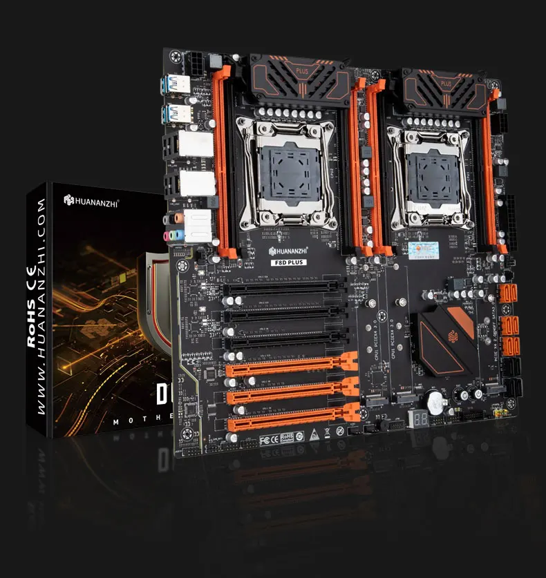 HUANANZHI X99 F8D Plus Motherboard LGA 2011-3 for Dual CPU E5 2640