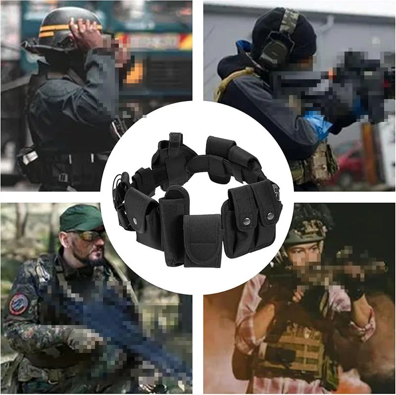 Outdoor Mountaineering Adjustable Heavy Duty Tactical Belt for Daily Commuting Hunting Training Sport Enthusiasts Utility Belt