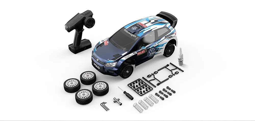 HOSHI MJX Hyper GO 10304 Polo R WRC 2015 Brushless RTR 1/10 RC Car