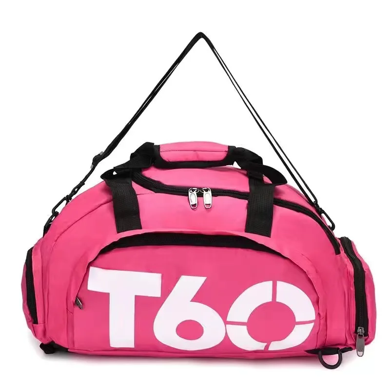 Sports Gym Bag PINK Travel Duffle Bag for Women and Men (with Shoes  Compartment)