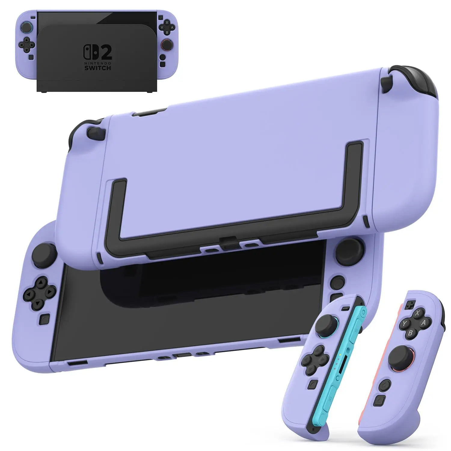 product laudtec dockable case for switch 2 2025 protective cute protective cover case slim pc cover shell-2