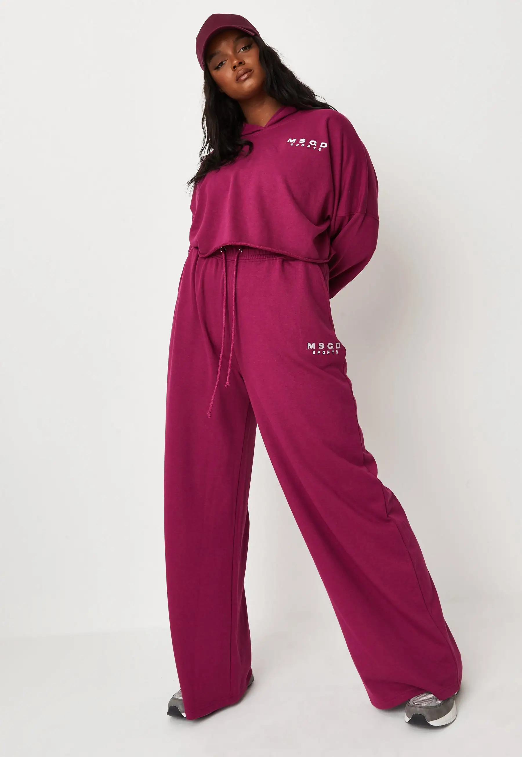 Custom Light Blue Cotton Tracksuit 