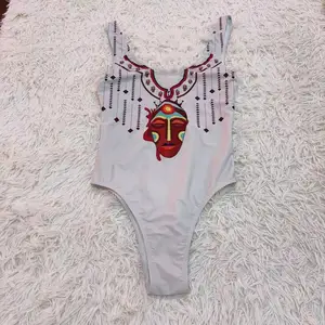 Bathing Suits Breathable Swimsuit Print Surfing Swimwear One Piece for Ladies