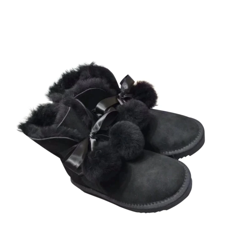 La moda invierno zapatos baratos de las mujeres con pelo negro Golssy  Botines calzado de cuero Zapatos de damas - China Los zapatos y zapatillas  precio