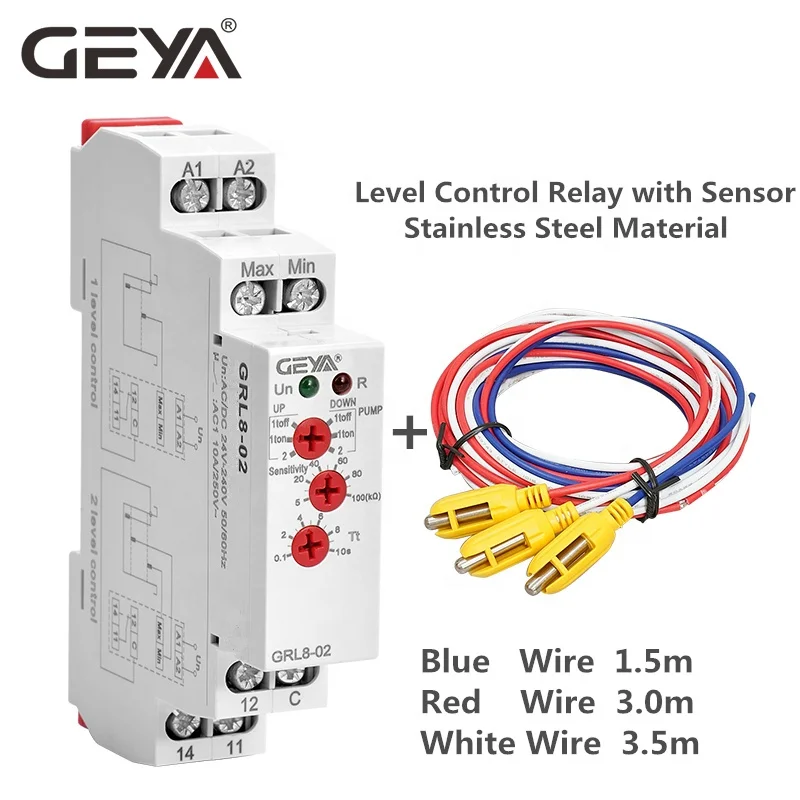 Relais Minuterie GEYA 220V Pour éclairage De Couloir - Réglable 0.5 à 20 Min, Installation Facile