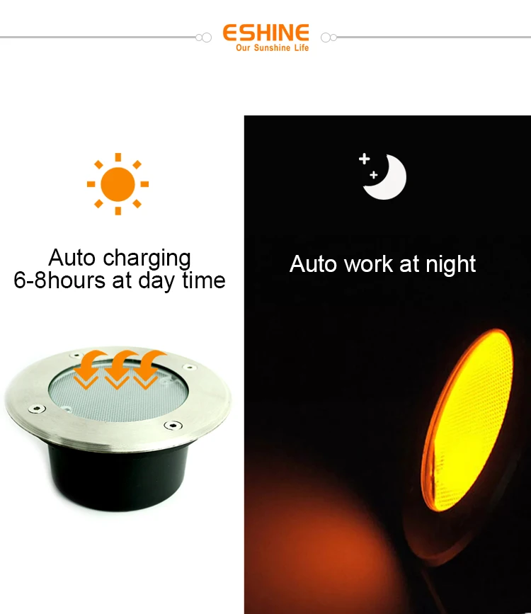 Outdoor Brightness Easy Install Pathway Yard Steps Walkway Solar Power