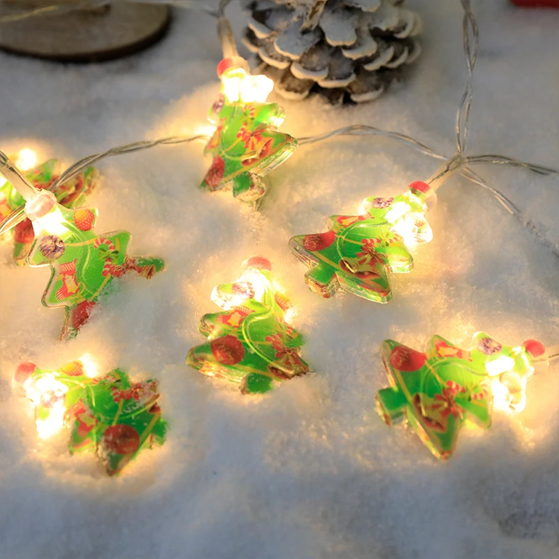 santa battery operated lights